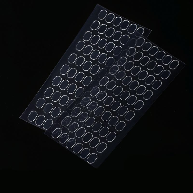 60pcs Transparent Mounting Putty, Traceless Acrylic Adhesive Tabs for Mystic Box Dolls & Office Use