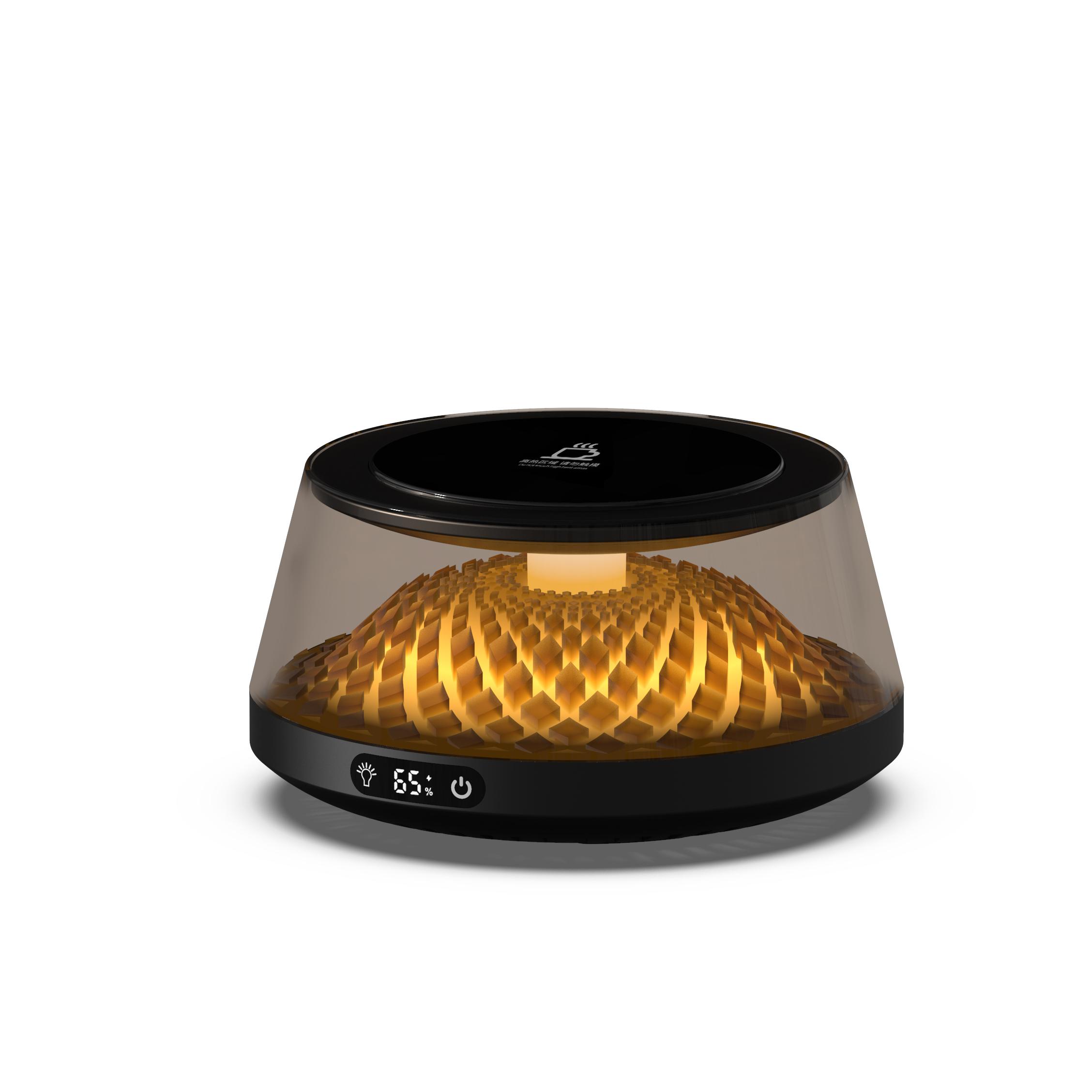 

Термостатическая нагревательная подставка со светодиодной подсветкой, подогреватель для кофейных чашек, 4 температурных режима, домашняя нагревательная подставка для всех видов чашек, кружек