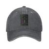 Hacker Code Binary Code Geek Science Computer Denim Fabric Cap Casual Baseball Caps Adjustable Hat Summer Unisex Baseball Hats