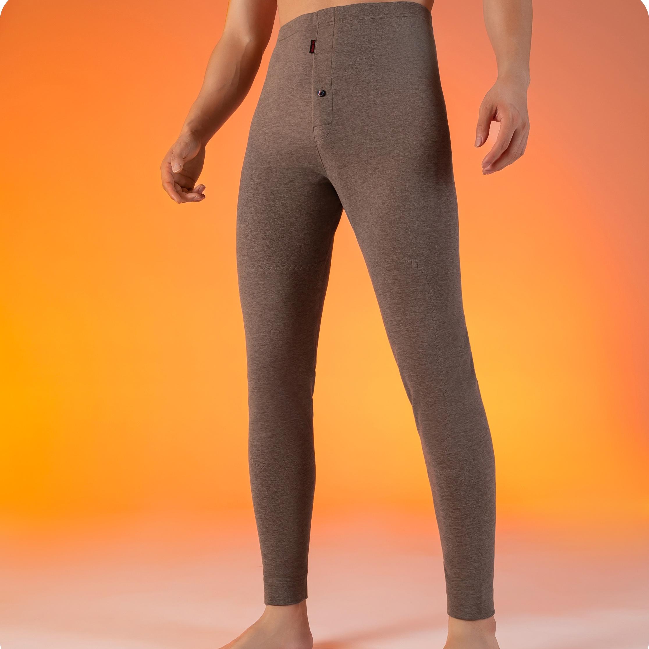 

Лонг Джонс, зимнее мужское термобелье, мужские леггинсы, брюки-термос, шерстяные утепленные теплые брюки XL верблюд