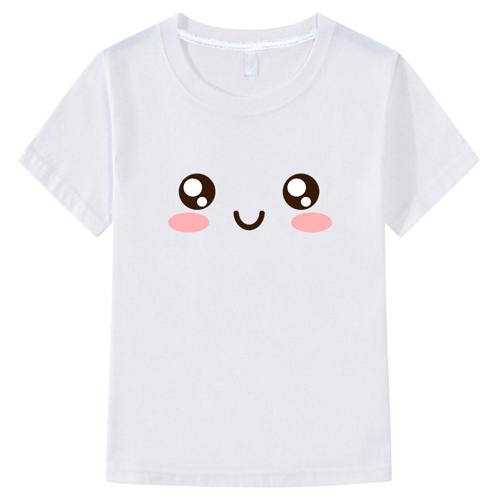 Kids Cartoon Molang and Piupiu Pattern T-shirts Girls Boy Cotton Clothes Cute Rabbit Molang Bunny Funny Unisex Tops