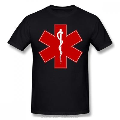 Logo Emergency Medical Technician Ambulance T-shirt For Unisex Plus Size Unisex Cotton Tees Streetwear