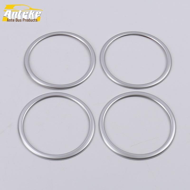 

Ankai Speaker Cover Trim for 17 Series 1: Car Body Electroplated Audio Box Decorative Frame.