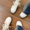 Niche bread shoes autumn new platform white shoes student casual versatile sports board shoes women