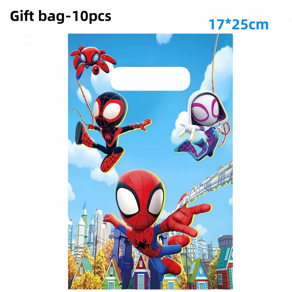 Spider Hero Birthday Party Decoration Plate Cup Banner Balloon Superhero Party Favors Baby Shower Decor Birthday Supplies Gift