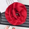 Handmade Fabric 3D Flower Brooches for Women Fashion Cloth Art Lapel Pins Wedding Party Corsage Clothing Jewelry Accessories New