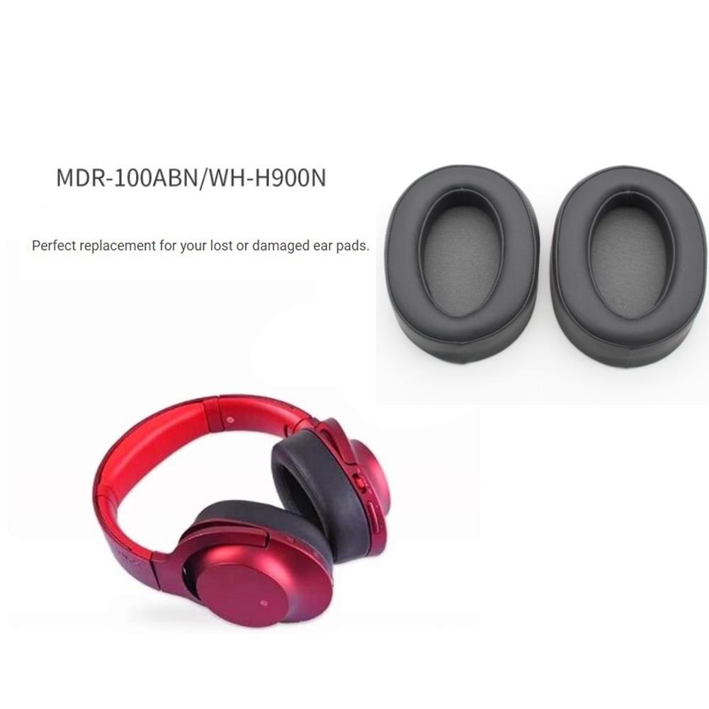 Kolip 1 Pair Earpads Replacement Sponge Sleeve Earmuff Compatible For Sony Mdr-100abn Wh-h900n Headphone