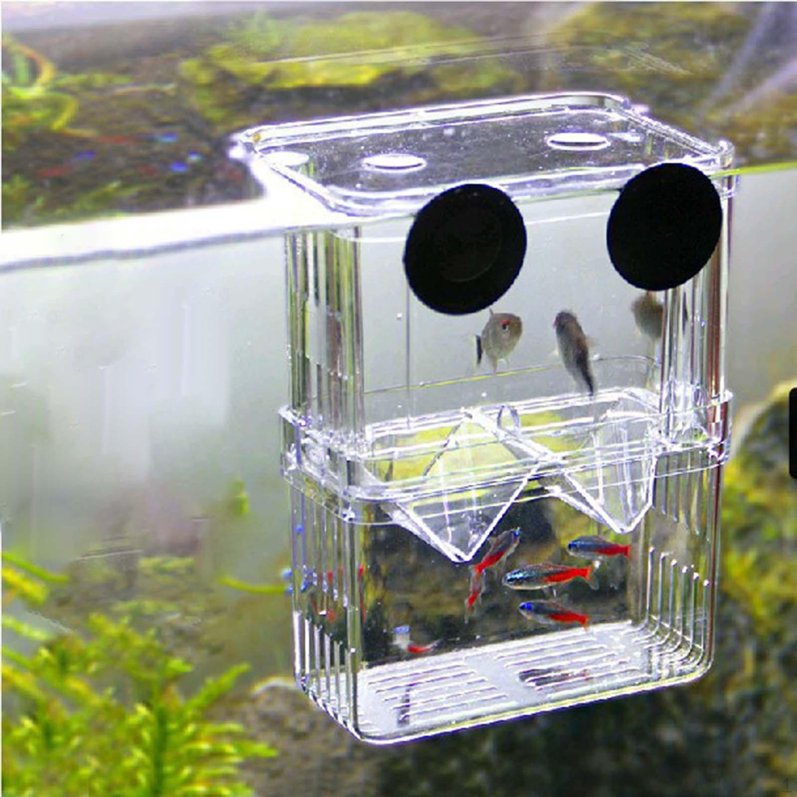 

Aquarium Fish Breeder Box Accessories Premium Separator Multifunctional Transparent