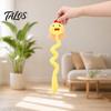 Interactive Cat Toy Plush Animal Toy, Long Tail Chew with Crinkle Sound, Hanging Stuffed Fox Chick Monkey for Indoor Cats Solo or Play Accessory