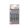 Bosch T244D Jigsaw Blades for Wood, 5-Pack CN Plug (adapter Included)