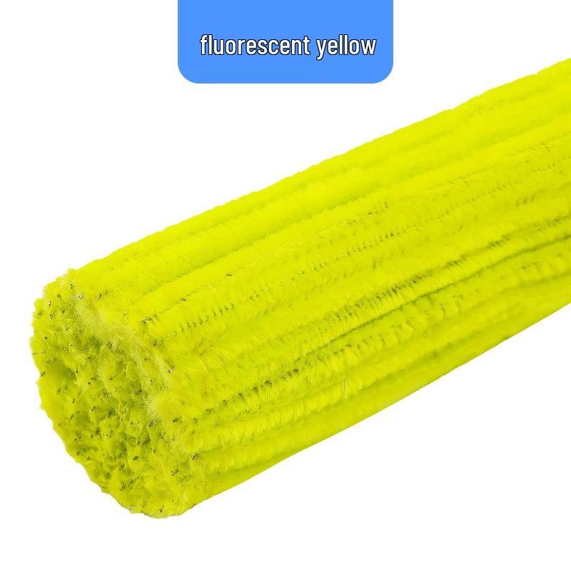 Handmade DIY Chenille Stem Fluff Flower Headband Ornament Material