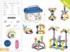 Popular 3D Magnetic Rod Building Block 3-6 Children 8 Educational Assembly Magnetic Toy Gift Box 10