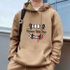 "Halloween"Men's Casual Hoodies Fleece Hip Hop 250g/m² Solid Pullover Sweatshirt Men Sportswear Clothing Sweatshirt Men's Clothing
