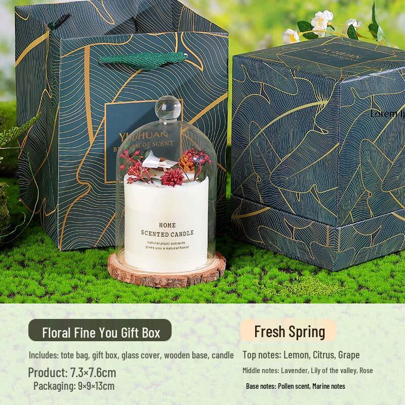 Milin PanChao Dried Flower Scented Soy Wax Candle