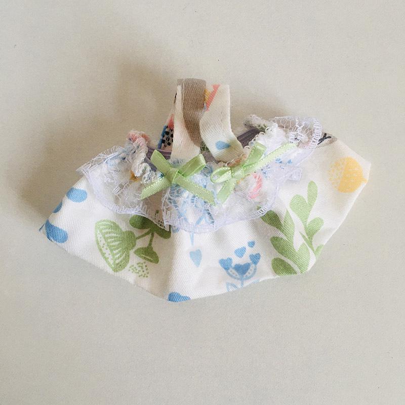 בגדי בובת קטיפה ויניל חמודה 17 ס"מ קופסה עיוורת - תליון LaBuBu שמלת אביזרים