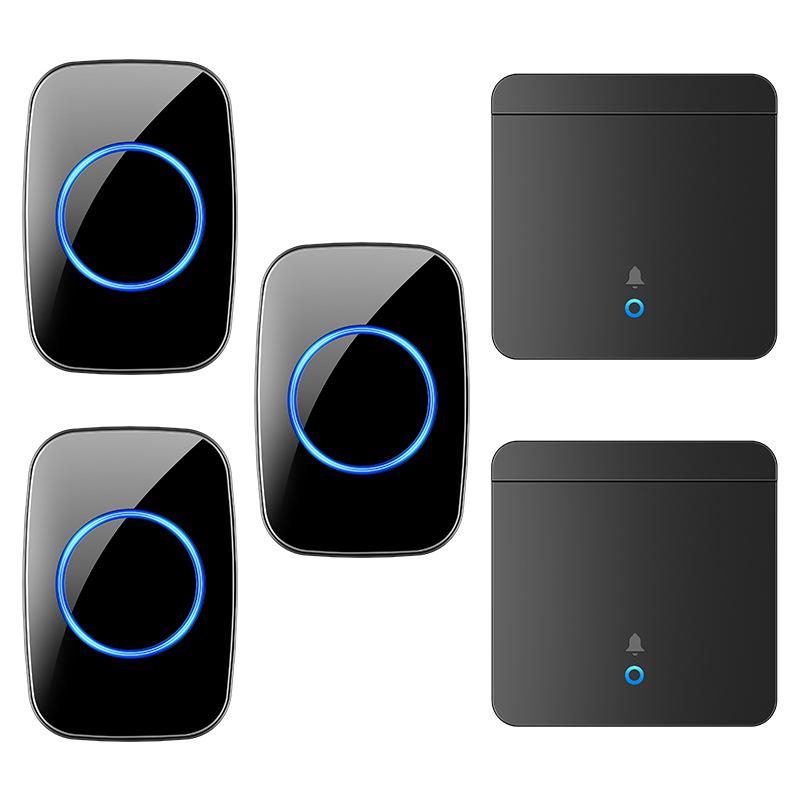 Two-in-Three Wireless Doorbell with Remote Control - EU, UK, AU Specs