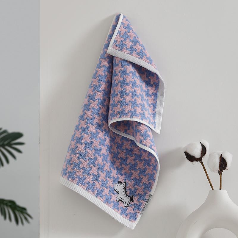 1 STK Håndkle Barnebomull A-klasse bomullsbomullshåndkle fortykket Absorberende Husholdningshåndkle Vask Ansiktshåndkle Absorberende håndklær til flerbruksbruk
