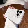 For iPhone 16 Pro Max Luxury Liquid Silicone Magsafe Magnetic Phone Case For iPhone 12 13 14 15 16 Plus Lens Protective Cover