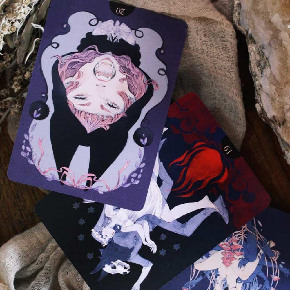 Loputyn Orakeldeck, 36 Karten, eine Mischung aus Mysterien und Märchenanspielungen, 10,4 x 7,3 cm