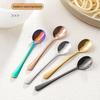6Pcs Tiny Spoon Set Mini Stainless Steel Spoons for Salt Spice Jars Portable Seasoning Spoon for Powder Spices Sugar Coffee