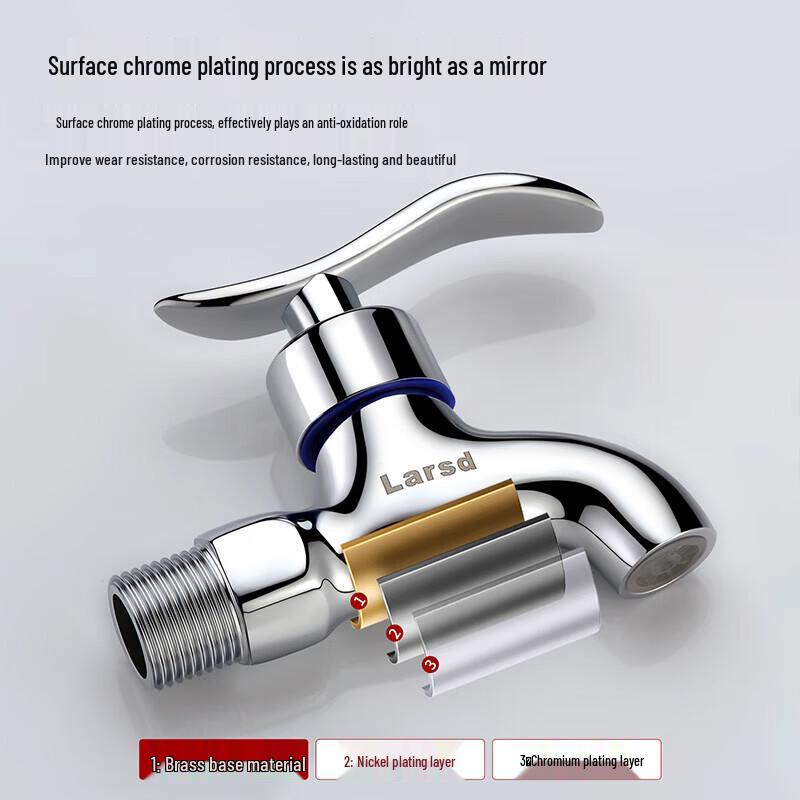 Larsd Brass Quick-Open Faucet