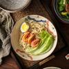 Japanese and Wind Creative Ceramic Bowl Household Instant Noodle Bowl Ramen Hat Bowl Household Commercial Salad
