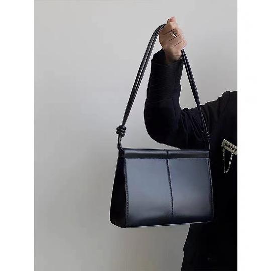 

Pu Leather Women s Fashion Handbags Solid Color Female Underarm Bag Portable Purse Simple Style Ladies Commute Shoulder Bags
