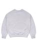 LA MAISON STUDIO Women'S Crop Classic Logo Bearfriends Heavy Terry Sweatshirt Ash Grey (Fcd3Ts706W)