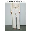 UR Women's Solid Color Flared Casual Long Pants