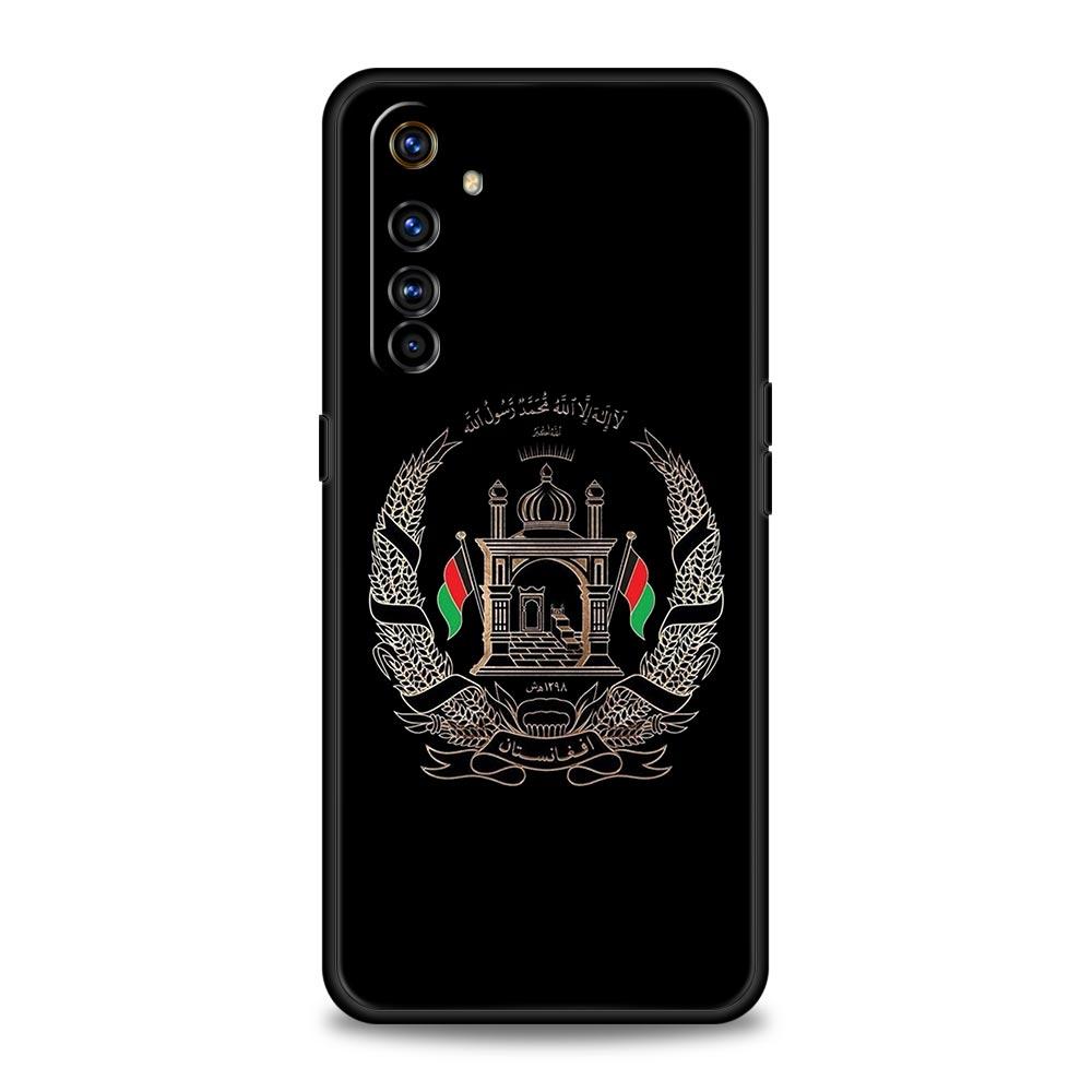 Afghan Afghanistan Flag For Realme 11 10 9 8 5G 7 6 GT2 Pro Plus C21 C11 C25 C35 Soft Cover For Realme GT Neo 2 3 3T Phone Case