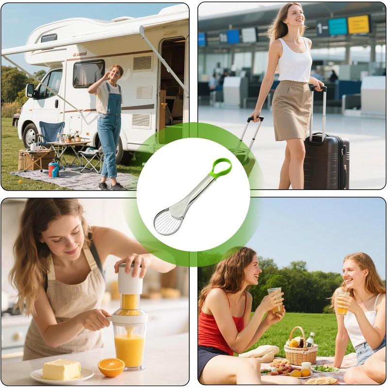 2in1 Avocado Slicer Stainless Steel Avocado Cutter Peeler Knife Pitaya Kiwi Slicer Peeler Kitchen Gadget Fruit Vegetable Tools