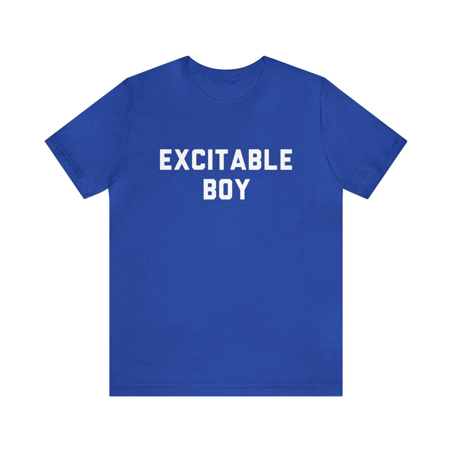 Excitable Boy T-Shirt, Classic Rock Design, Song, 70s Music, Rock and Roll Tee, Lawyers Guns and Money, Music Lover Gift, Statement T-Shirt L