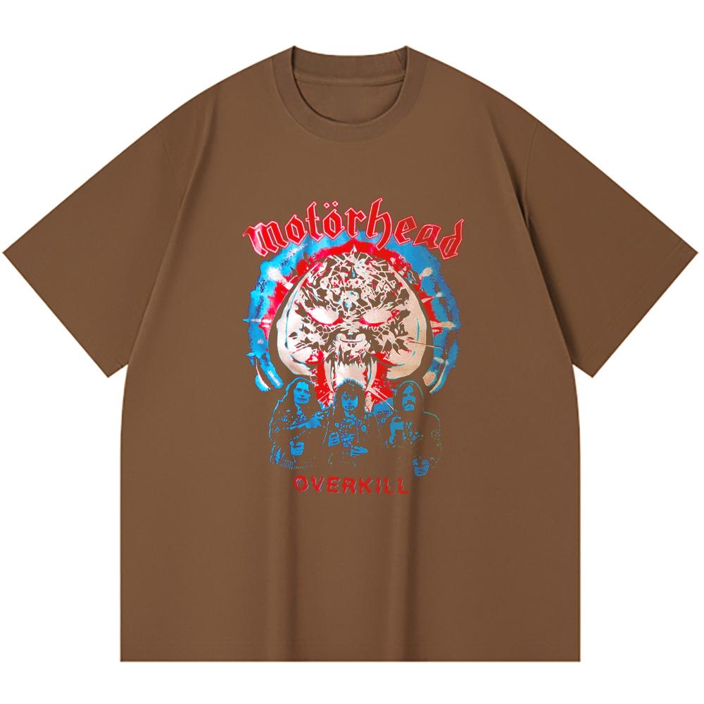230 Gsm 100% Cotton Heavy Metal T-Shirt Rock Band Popular Music Print Unisex Heavy Cotton T Shirt