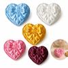Silk Texture Heart-shaped Jewelry Box Small Size Storage Tray  Vanity Table