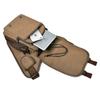 Men's Trendy European Fashion Multi-Compartment Canvas Messenger Bag