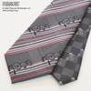 Peanuts Snoopy Tie PND48161 Gray SNOOPY Business Brand Tie Gift