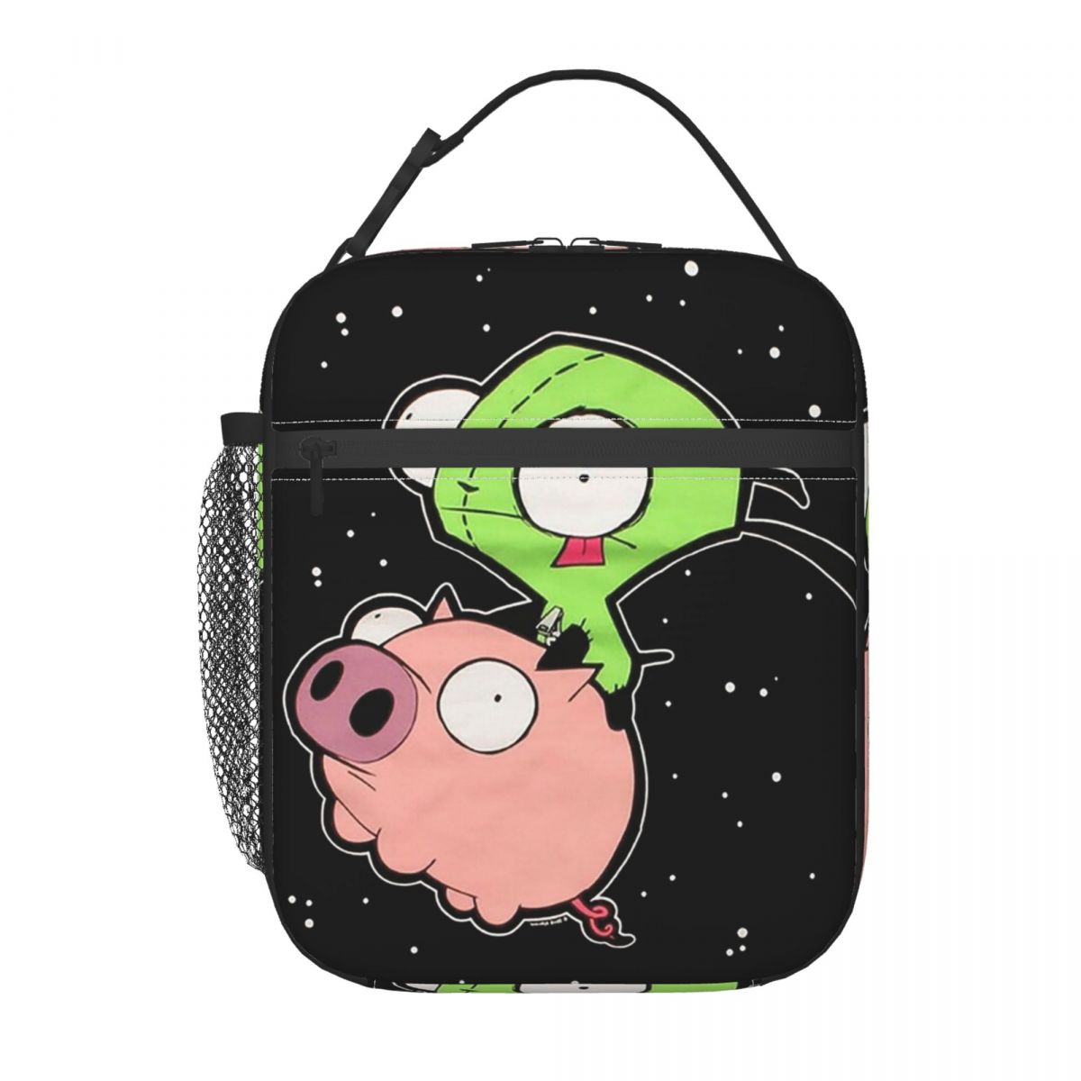 

Gir Invader Zim Anime Insulated Lunch Bag for Women Kids Leakproof Food Boxes Thermal Lunch Box Tote One Size