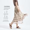 Women's Plaid High-Waist A-Line Skirt