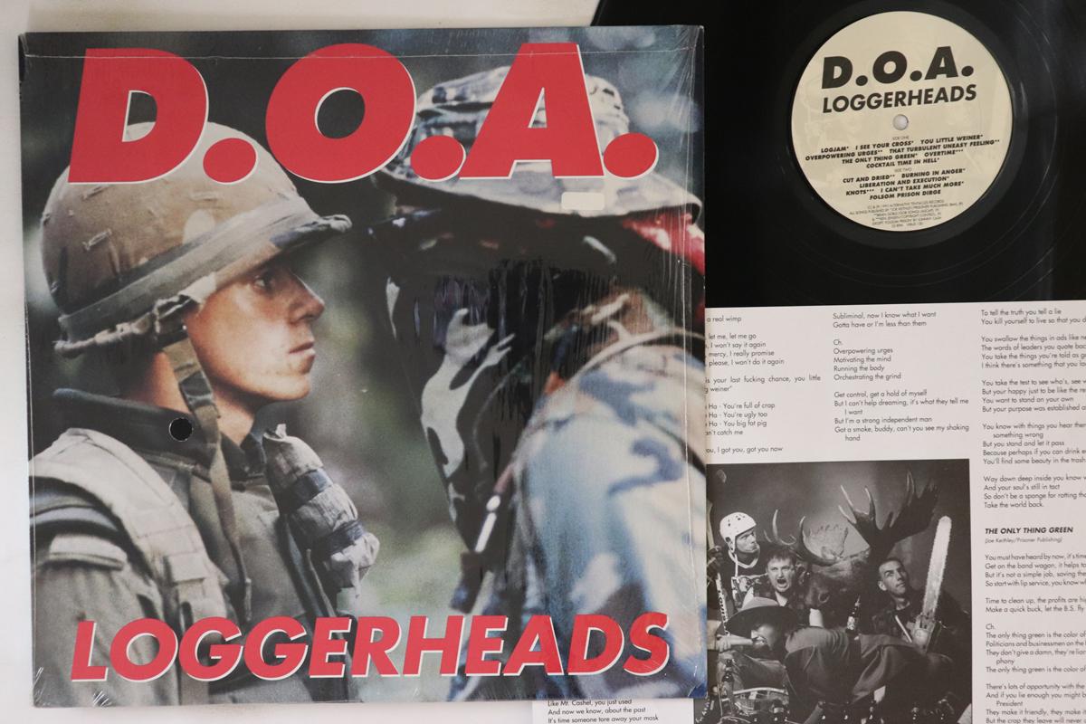 

LP Record D.O.A. Loggerheads VIRUS130 ALTERNATIVE TE 1993 US Rock Used