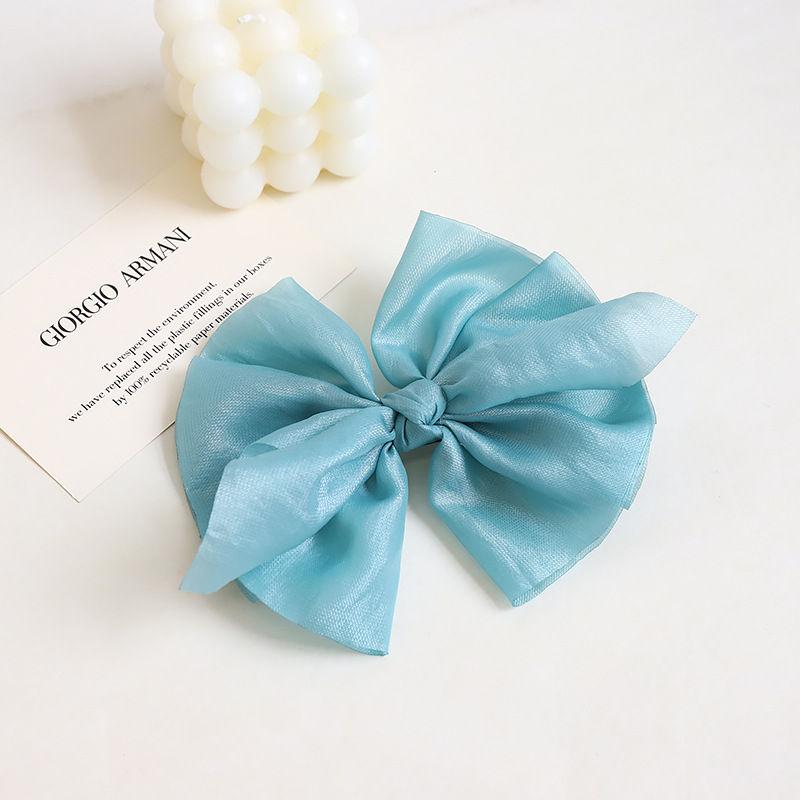 Accessories Headdress Fashion Sweet Cute Bow Clip Hair Ornaments Girls' Hair Ponytail Clip