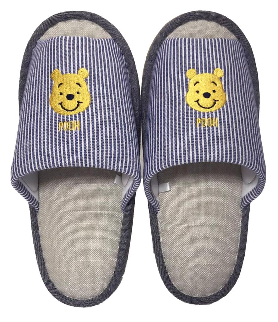 Disney with Outside Stitching Slippers, Navy, 24.0 Cm,