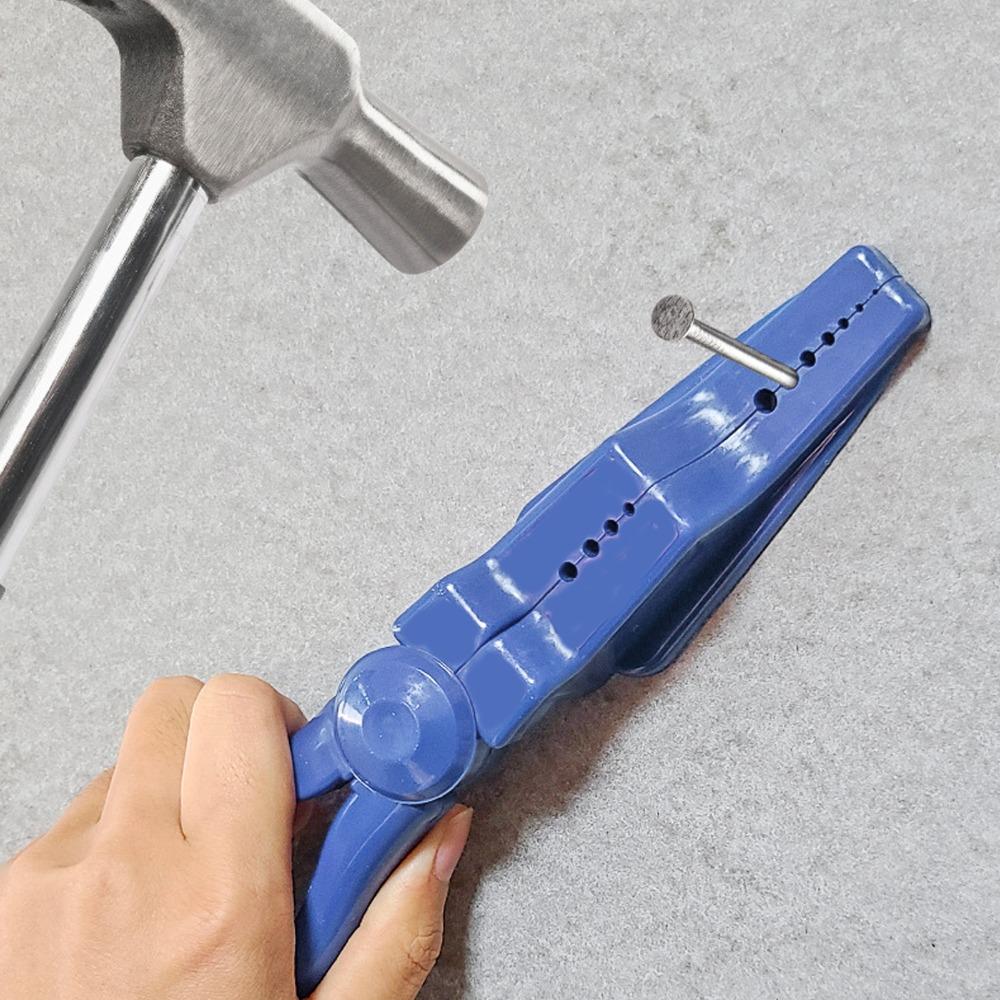 3pcs ABS Plastic Material Nail Holder Pliers Slip Joint Design Nail Guide Pliers Safety Protection