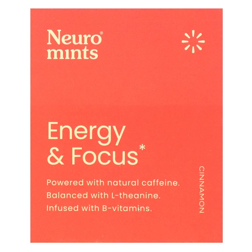 Neuromints, Energie & Fokus, Zimt, 6er-Pack, je 12