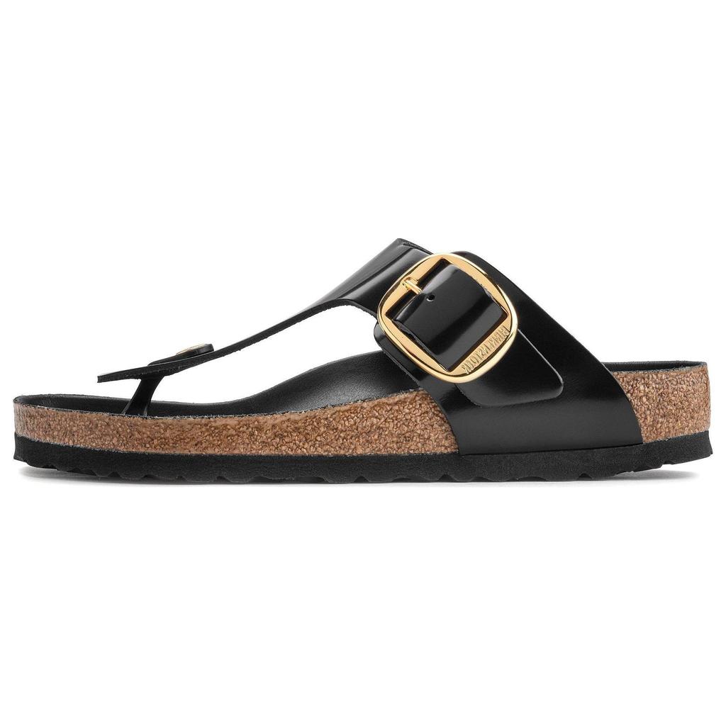 Birkenstock Gizeh logo-engraved leather sandals 1021469