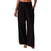 2025 Women's Spring Fashion: Mid-Waist Elastic Wide-Leg Pants