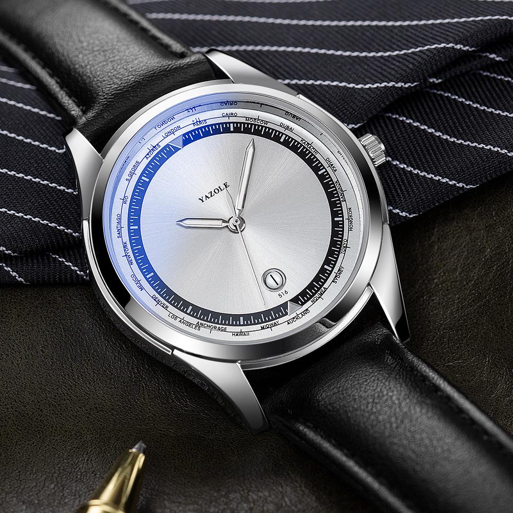 Yazole 516 Men's Luminous Waterproof Quartz Watch