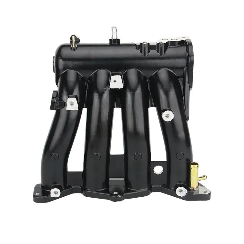 Vysoce výkonný sací potrubí Černá Stříbrná Vhodné Pro Honda Civic Řada D del Sol CRX 88-00 Díly motoru