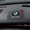 ZPMG6 1PC Car Style Non-slip Silicone Pad Dashboard Sticky Pad Mobile Phone Holder For Skoda Fabia Superb Rapid Karoq VII Yeti Kodiaq