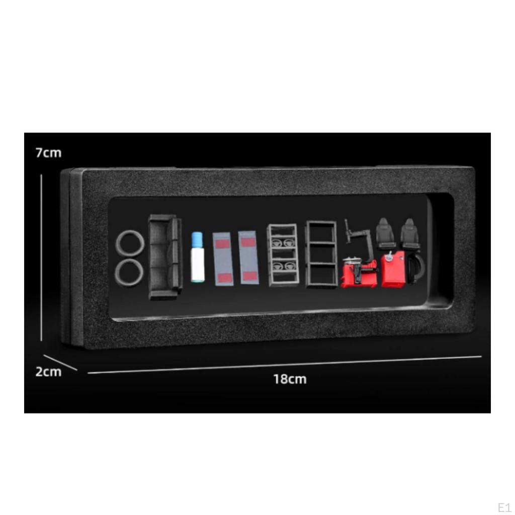 1/64 Scale Garage Set Colored Finish Accessory Molded Detail Tool Rack