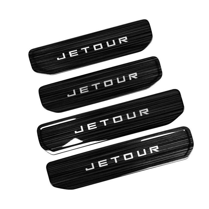 New Condition Jetour Traveler T2 Door Handle Cover Plate Stainless Steel Black Storage Box Parts for Retrofit/Upgrade